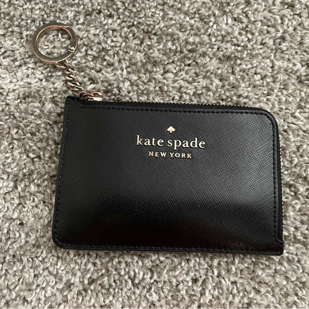 Kate Spade Credit Card Zip Wallet with Key Ring